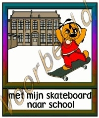 Met mijn skateboard naar school - SCH