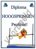 Hoogspringen - Diploma