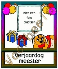 Verjaardag meester