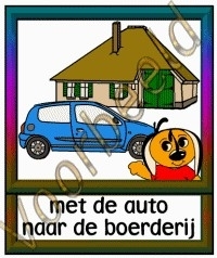 Met de auto naar de boerderij - ZorgH