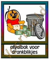 Afvalbak voor drankblikjes - MAT