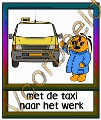 Met de taxi naar het werk - AC