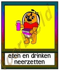 Eten en drinken neerzetten 2  - KLAS