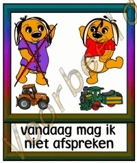 Vandaag mag ik  niet afspreken 4 - SP