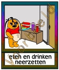 Eten en drinken neerzetten - TK