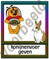 Konijnenvoer geven - DIE