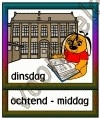 Dinsdag ochtend-middag