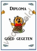 Goed gegeten - Diploma
