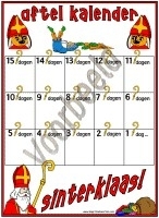 Aftelkalender - Sinterklaas