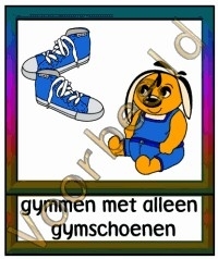 Gymmen met alleen gymschoenen - KL