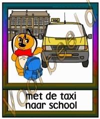 Met de taxi naar school - SCH