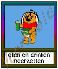 Eten en drinken neerzetten 1  - KLAS