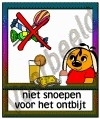 Niet snoepen voor het ontbijt - ETDR