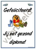 Eet gezond  - Diploma