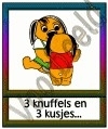 Drie knuffels en drie kusjes - GEBR