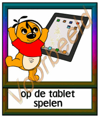 Op de tablet spelen - SP