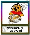 Gebakken ei op brood - ETDR