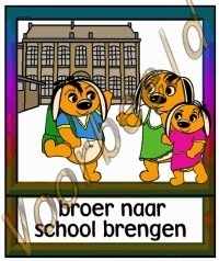 Broer naar school brengen - SCH