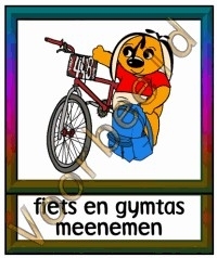 Fiets en gymtas meenemen - TK