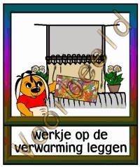 Werkje op de verwarming leggen - TK