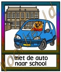 Met de auto naar school 1 - SCH