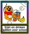 Fruit en drinken pakken voor school - ETDR