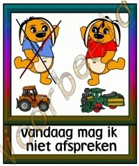 Vandaag mag ik  niet afspreken 1 - SP