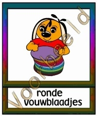 Ronde vouwblaadjes - WERKMAT