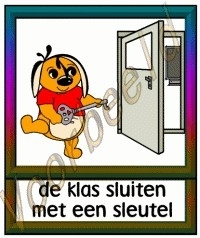 De klas sluiten met een sleutel  - KLAS