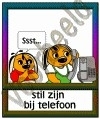 Stil zijn bij de telefoon - GEBR