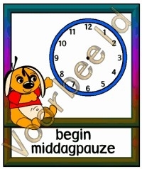 Begin middagpauze - KLOK