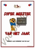 Super meester  - Diploma