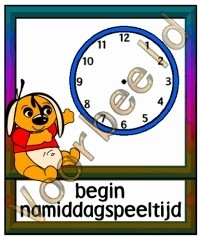 Begin namiddagspeeltijd - KLOK