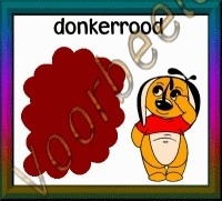 Donkerrood