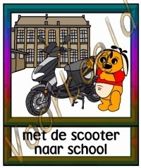 Met de scooter naar school - SCH