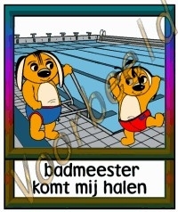 Badmeester komt mij halen