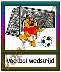 Voetbal wedstrijd