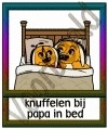 Knuffelen bij papa in bed - GEBR