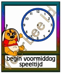 Begin voormiddagspeeltijd - KLOK