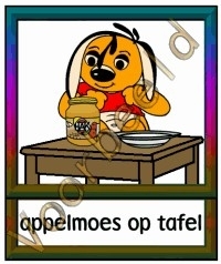 Appelmoes op tafel - TK