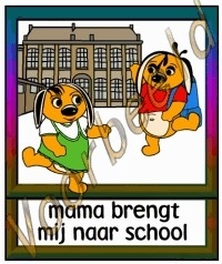 Mama brengt mij naar school (J)  - SCH