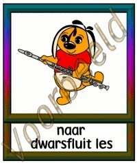 Naar dwarsfluit les