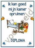 Ik kan goed mijn kamer opruimen  - Diploma