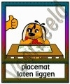 Placemat laten liggen - GEBR