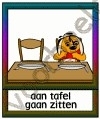 Aan tafel gaan zitten - ETDR