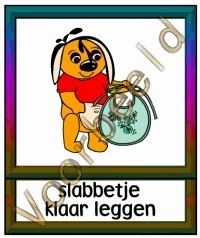 Slabbetje klaar leggen - TK