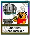 Vogelkooi schoonmaken - DIE