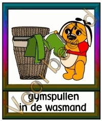 Gymspullen in de wasmand - KL