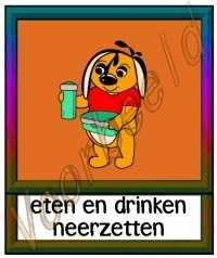 Eten en drinken neerzetten 4  - KLAS