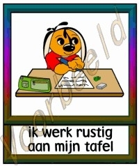 Ik werk rustig aan mijn tafel  - KLAS